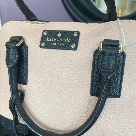 Kate Spade Black and Tan Satchel - Picture 2 of 5